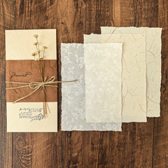 Artisan Fiber Texture Handmade Love Letter Kit
