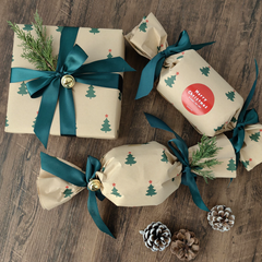 Winter Noel Christmas Festive Gift Wrap Set