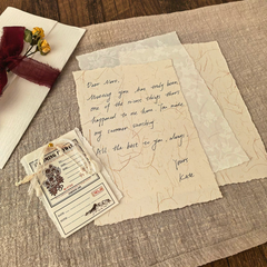 Luxe Grain Love Letter Stationery Set
