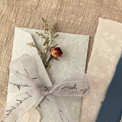 Moonlight Romance Elegant Blue Stationery Set