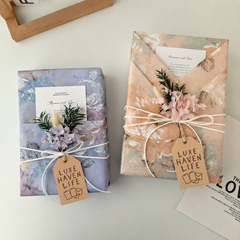Sweet Pastel Girly Aesthetic Gift Wrap Paper Set