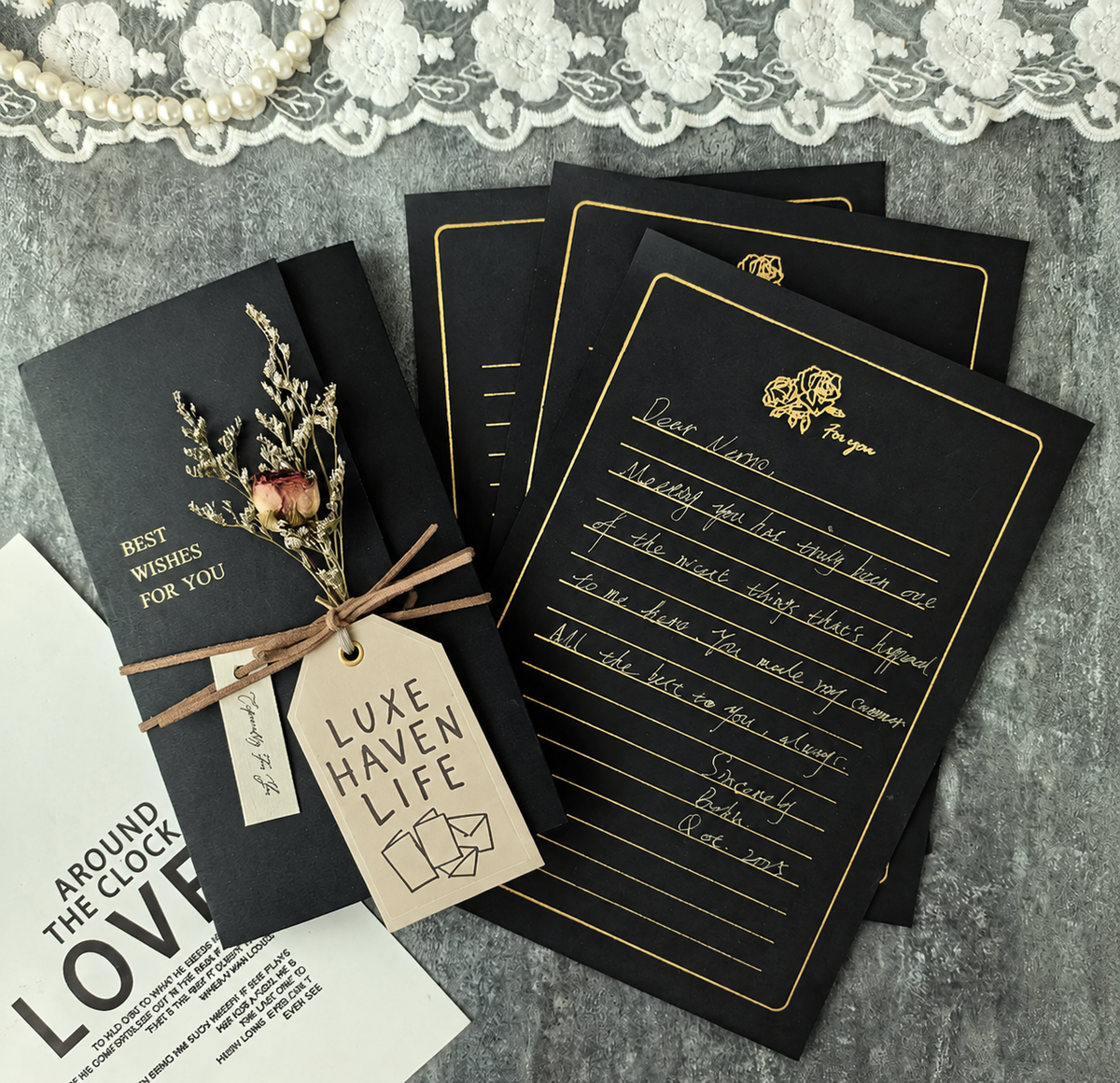 Heirloom Elegance Thick Premium Writing Paper Set
