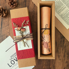 Crimson Romance Vintage Envelope & Stationery Set