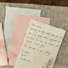 Moonlight Romance Elegant Blue Stationery Set